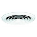ALDES Diffuseur circulaire concentrique fixe en acier blanc SC 831 D355