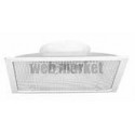ALDES Diffuseur soufflage réglable carré à tôle perforée ouvrante SC310R D160 300x300