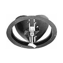 ALDES Registre circulaire BY D355 en acier pour diffuseur circulaire fixe SC 831