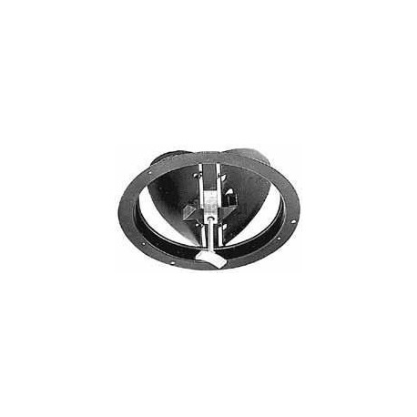ALDES Registre circulaire BY D355 en acier pour diffuseur circulaire fixe SC 831