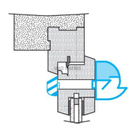 ALDES Entrée dSupair Autorégable EAI Module 22 m3/h - Blanc 37 dB