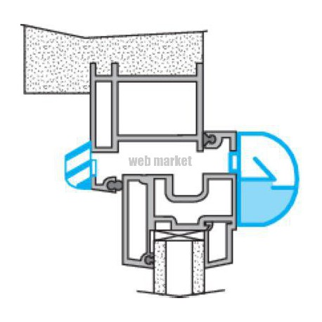 ALDES Entrée dSupair Autorégable EA Module 22 m3/h - Ivoire 37 dB