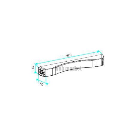 ALDES Kit entrées dSupair Autoréglables ELLIA 22 m3/h 37dB - Blanc