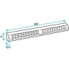 ALDES Entrée dSupair Autorégable EA Module 30 m3/h - Aluminium 36 dB