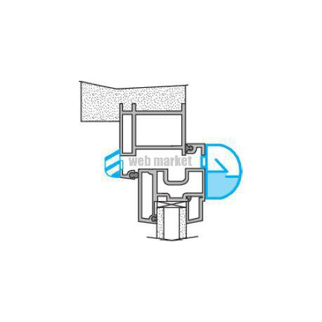 ALDES Entrée dSupair Autorégable MINI EA 15/22/30/45 m3/h - Blanc 37 dB