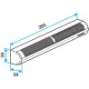 ALDES Entrée dSupair Autorégable MINI EA 15/22/30/45 m3/h - Noir 37 dB
