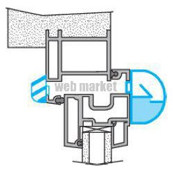 ALDES Entrée dSupair Autorégable MINI EA 15/22/30/45 m3/h - Marron 37 dB