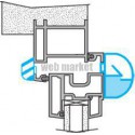 ALDES Entrée dSupair Autorégable MINI EA 15/22/30/45 m3/h- Chêne clair 37 dB