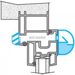 ALDES Entrée dSupair Autorégable Kit MINI EA 15/22/30/45 m3/h - Blanc 37 dB