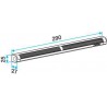 ALDES Entrée dSupair autoréglable MINI EMMA - 15/22/30m3/h - Aluminium