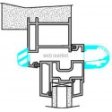 ALDES Entrée dSupair autoréglable EMMA - 22/30/45 m3/h - Blanc