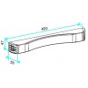 ALDES Kit entrées dSupair Autoréglables ELLIA 30 m3/h 41dB - Blanc