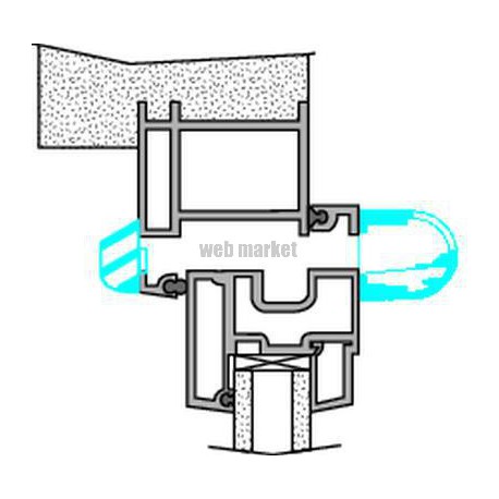 ALDES Kit entrées dSupair Autoréglables MINI EMMA 15/22/30 m3/h 33dB - BLC