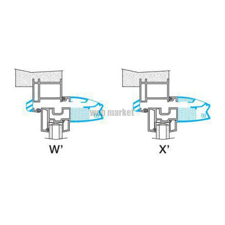 ALDES Kit entrée dSupair fixe EFL 22/30/45 L m3/h 39 dB - Blanc