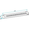 ALDES Kit entrée dSupair fixe EFL 22/30/45 L m3/h 39 dB - Blanc