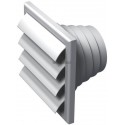 Grille extérieure VPA D 186x186 mm - blanc