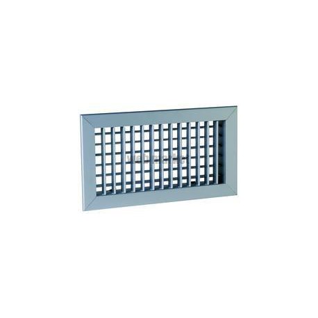 ALDES Grille double déflexion de soufflage en alu AC 102D fixation par clips 250x150