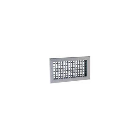 ALDES Grille double déflexion de soufflage en alu AC 102D fixation par clips 1000x300