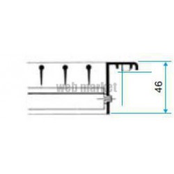 ALDES Grille double déflexion de soufflage en acier SC 102D fixation par clips 400x200