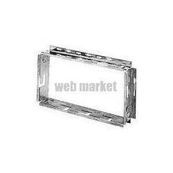 ALDES Contre-cadre de montage F4 en acier galvanisé pour grille murale 1000x300 mm