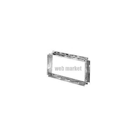 ALDES Contre-cadre de montage F4 en acier galvanisé pour grille murale 600x600 mm