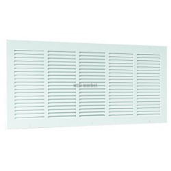 ALDES Grille emboutie intérieure en acier SR 377 300x100 mm