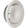 ALDES Bouche à noyau réglable de soufflage acier blanc SR 145 D100