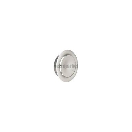 ALDES Bouche à noyau réglable de soufflage acier blanc SR 145 D160