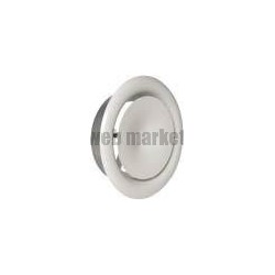 ALDES Bouche à noyau réglable de soufflage acier blanc SR 145 D200