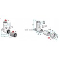 Contre prise filaire Celiane avec raccordement et cache fil