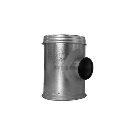 ALDES Caisson piquage aluminium aéraulique/acoustique - Diamètre 355/500 mm
