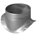 ALDES Piquage équerre circulaire aluminium - Diamètre 125/125
