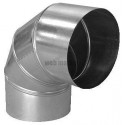 ALDES Coude aluminium 90° - Diamètre 125