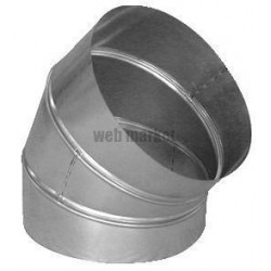 ALDES Coude aluminium 45° - Diamètre 250