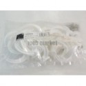 Lot de 20 colliers blancs complets (avec vis) diamètre 51mm