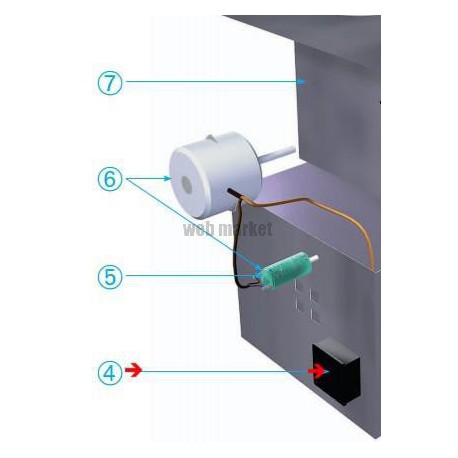 ALDES INTERRUPTEUR (BOÎTE ÉLECTRIQUE RACCORDEMENT MINIVEC)