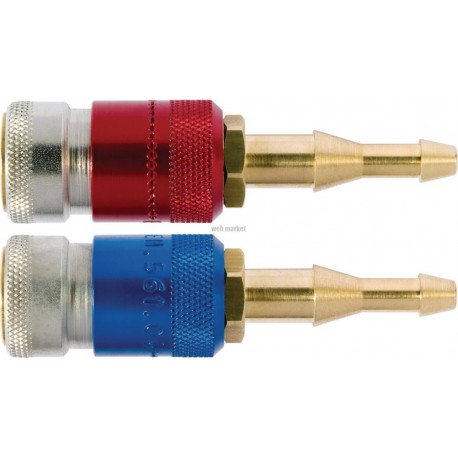 Raccord femelle RACCOVAX diamètre : 6,3 et 10 tuyaux : diamètre : 6.3 et 10 380206 Carte de 2 Réf.380206/682028