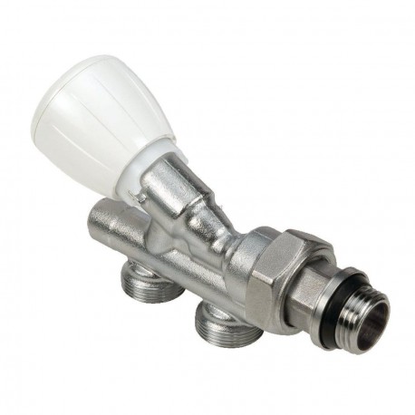 Robinet monotube à 4 voies thermostatisable avec sonde plastique R437N - Ø 1/2x16