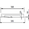 Rxo 600-600 - diffuseur helic.fixe 600s/plaque 600