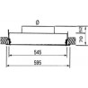 Rxo 600-400 r - diffuseur rxo monte s/plenum piq.ar