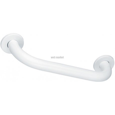 Barre d appui L30cm D30mm époxy blanc 049130