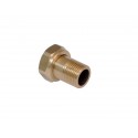Raccord 2 pièces 8359CTP pour compteur, brut, avec méplat, D15X21-15X21, 1 trou de plombage réf 1083