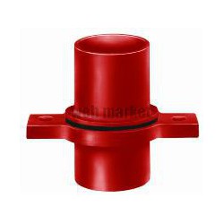 Raccord d ancrage SMU® S - fonte brun-rouge - Ø 75 mm