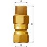 Raccord rapide pour FLEXCON 2 - 50 litres FLEXFAST diamètre : 3 / 4 réf. 27920