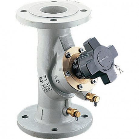 Robinet d'équilibrage HYDROCONTROL VFC DN 80, brides DIN, PN 16, fonte grise, 2 prises de pression Réf.1062652