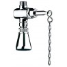Ensemble de douche Tempostop à chaîne avec pomme orientable débit 8 litres par minutes : réf. 747004