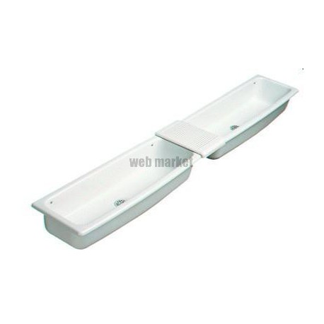 Lavabo sans plage de robinetterie AUGE Lg : 95 cm Céramique blanc Réf. P310001