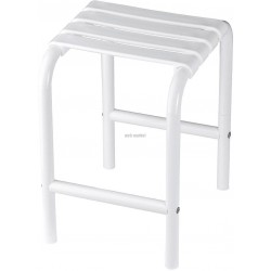 Tabouret de sécurité avec 4 pieds 485 x 340 mm en époxy blanc réf. 047650