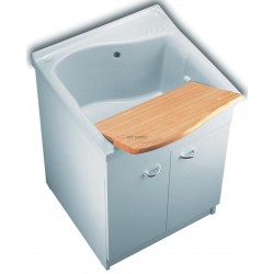 Bac à laver LAGO Lg : 75cm Céramique Blanc réf. J350001