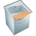 Bac à laver LAGO Lg : 75cm Céramique Blanc réf. J350001